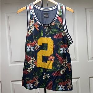 ZARA MAN FLORAL TANK (M)